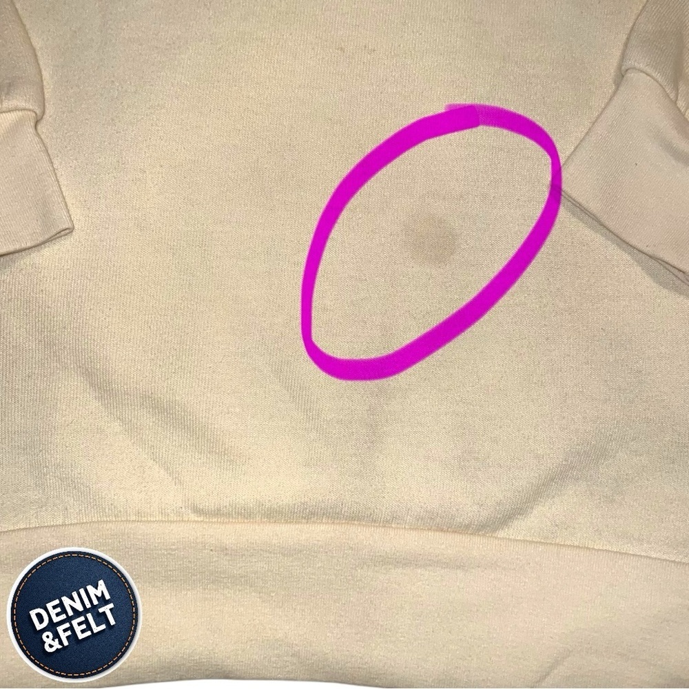 Aviator Nation Vintage White Smiley Face Crewneck Sweatshirt XS Athleisure‎ - Picture 7 of 13